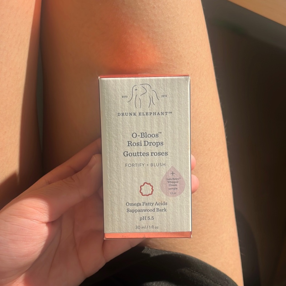 DRUNK ELEPHANT o-bloos rosi drops!